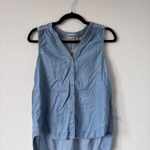 Holding Horses Blue Denim Top